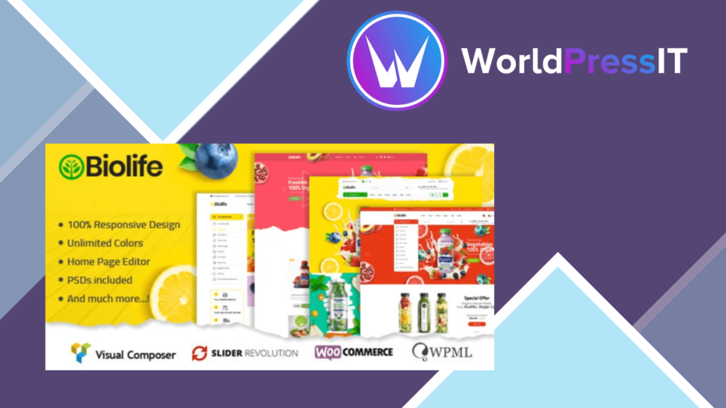 Biolife - Organic Food WordPress Theme