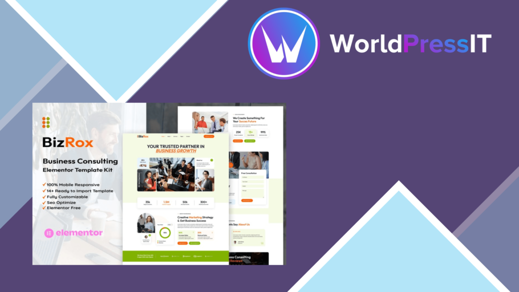 BizRox – Business Consulting Elementor Template Kit