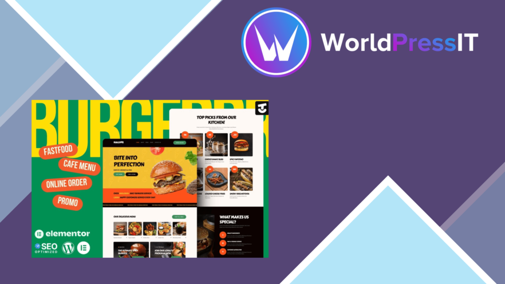 Burgerr – Fast Food Restaurant Template Kit