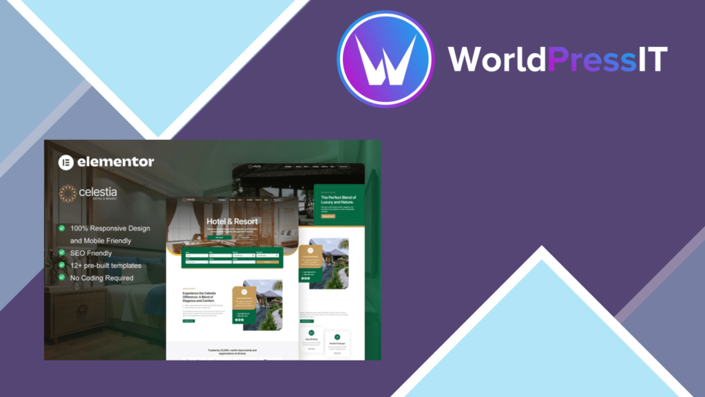 Calestia – Hotel and Resort Elementor Template Kit
