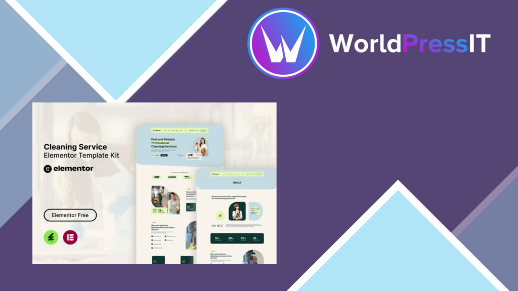 Cleansy – Cleaning Service Elementor Template Kit