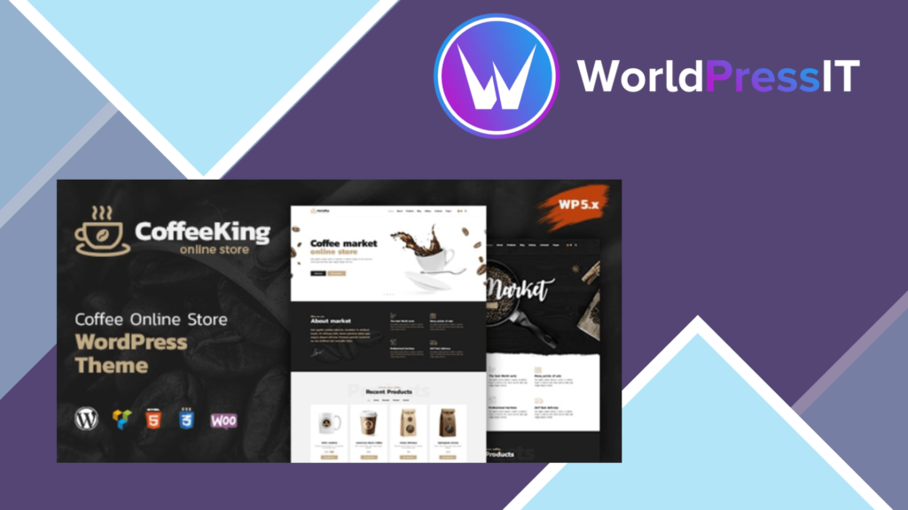 CoffeeKing - Coffee Shop and Drinks Online Store WordPress Theme