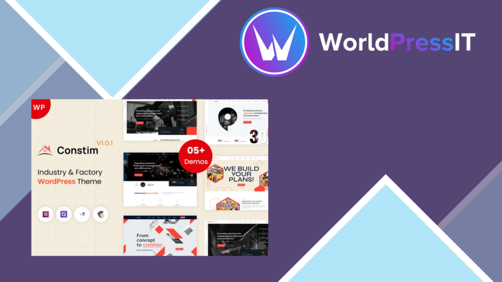Constim – Industry and Factory WordPress Theme