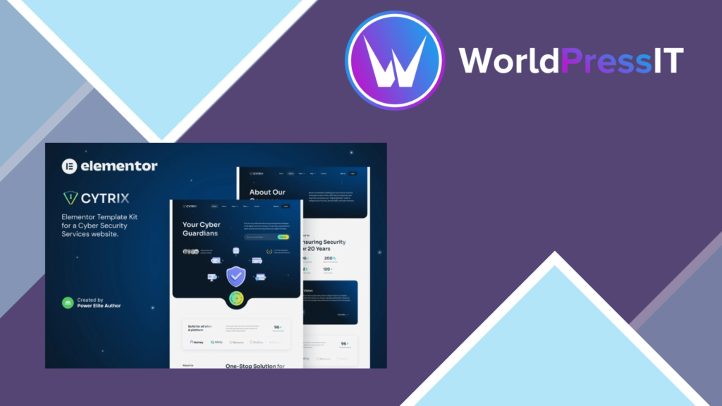 Cytrix – Cyber Security Services Elementor Template Kit
