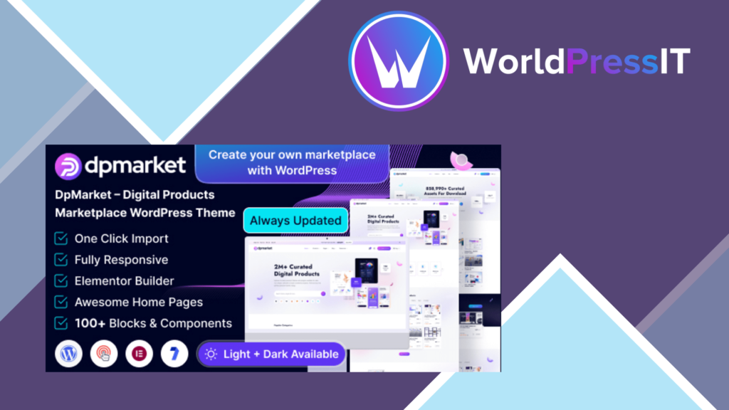DpMarket - Digital Marketplace Multi-Vendor WooCommerce Theme