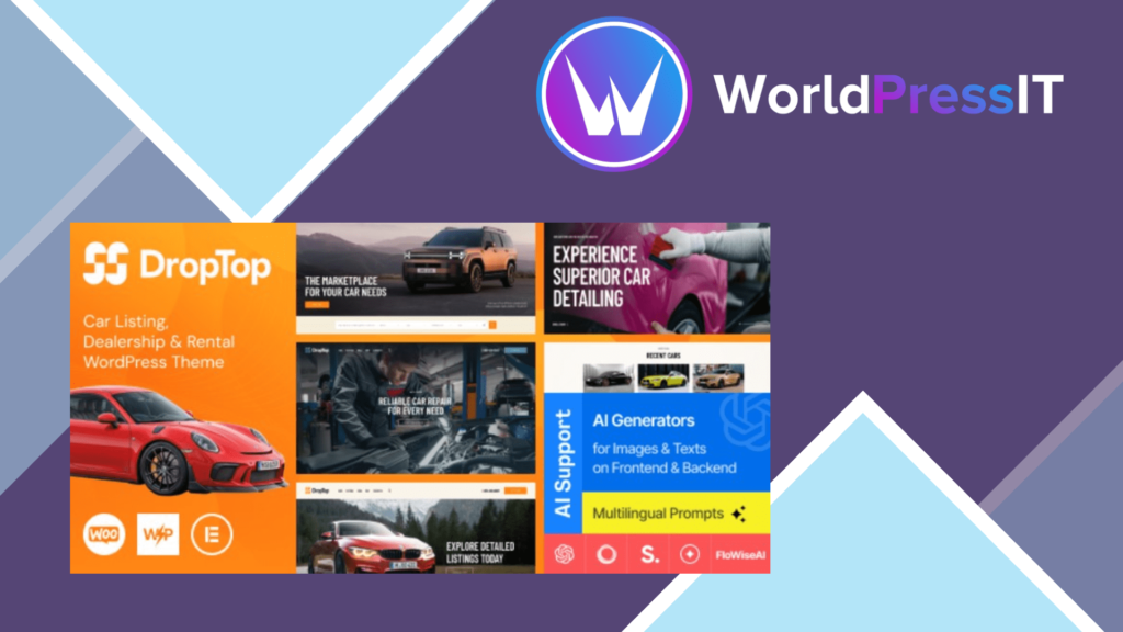 Drop-Top - Car Listing, Dealership and Rental WordPress Theme