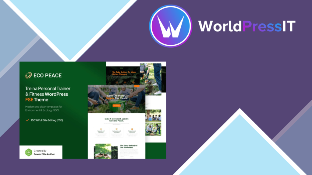 EcoPeace – Environment and Ecology NGO WP Theme