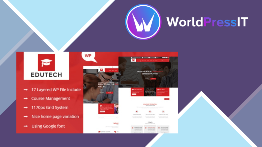 Edutech - Education WordPress Theme