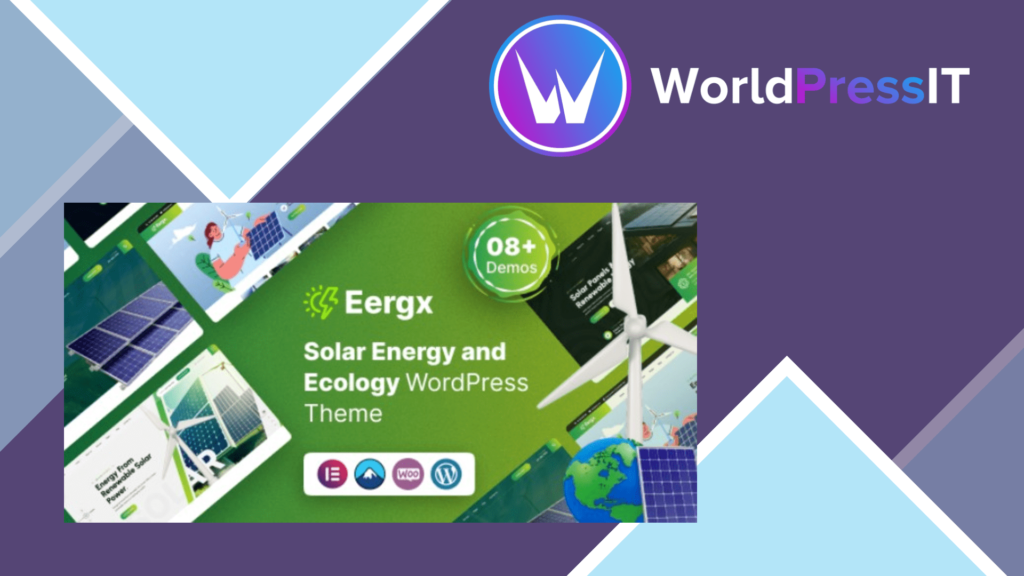 Eergx - Ecology and Solar Energy WordPress Theme