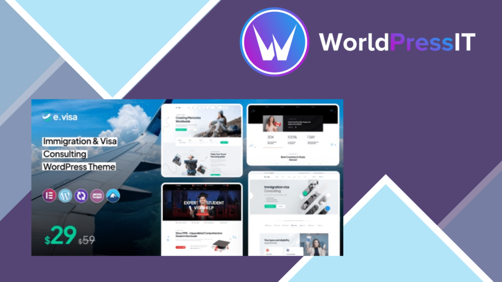Evisa - Immigration and Visa Consulting WordPress Theme