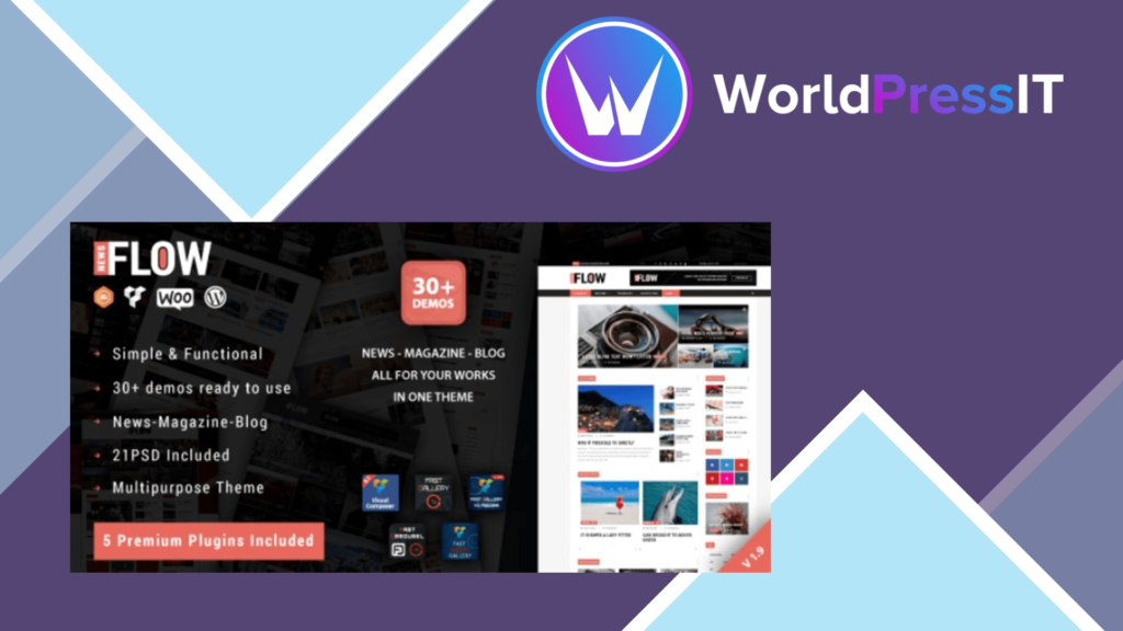 Flow News - Magazine and Blog WordPress Theme