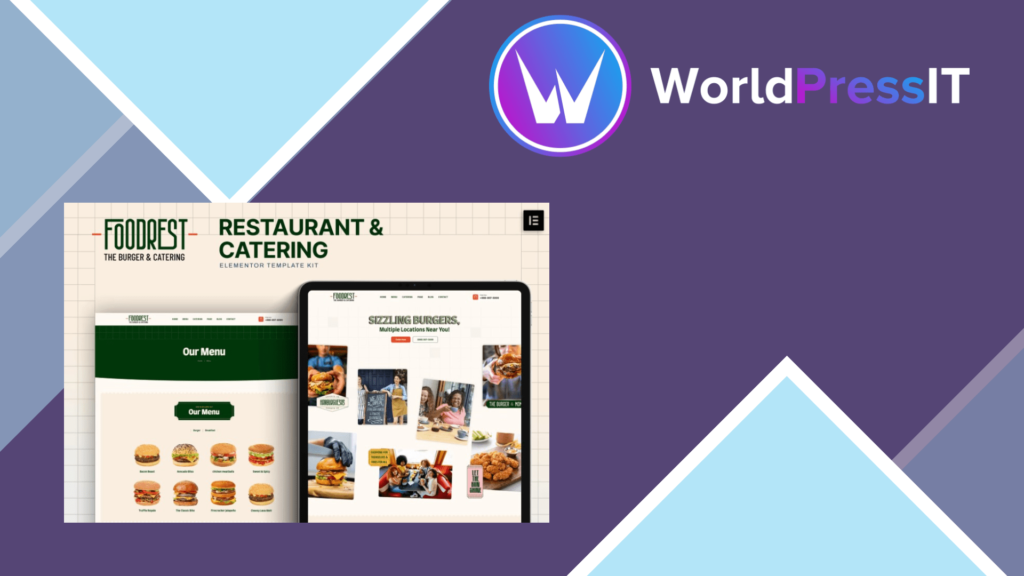 Foodrest – Restaurant and Catering Elementor Template Kit