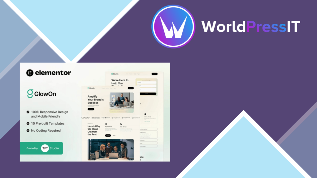 GlowOn – Digital Marketing Agencies, Modern Elementor Template Kit