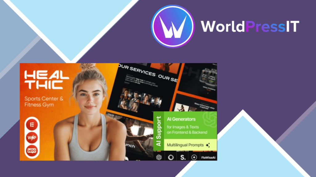 Healthic - Sports Center and Fitness Gym WordPress Theme