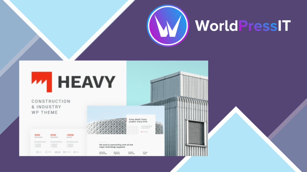 Heavy - Industrial WordPress Theme