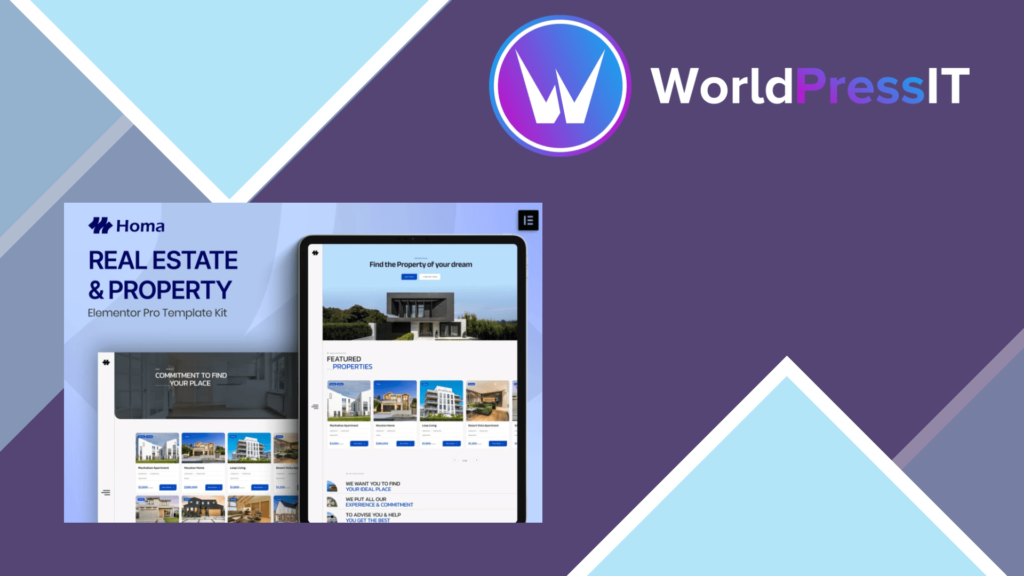 Homa – Real Estate and Property Elementor Pro Template Kit