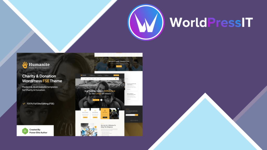 Humanite – Charity and Donation FSE WordPress Theme