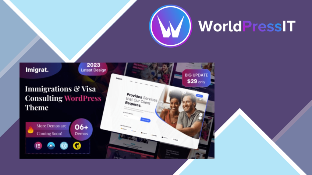 Imigrat - Immigration and Visa Consulting WordPress Theme