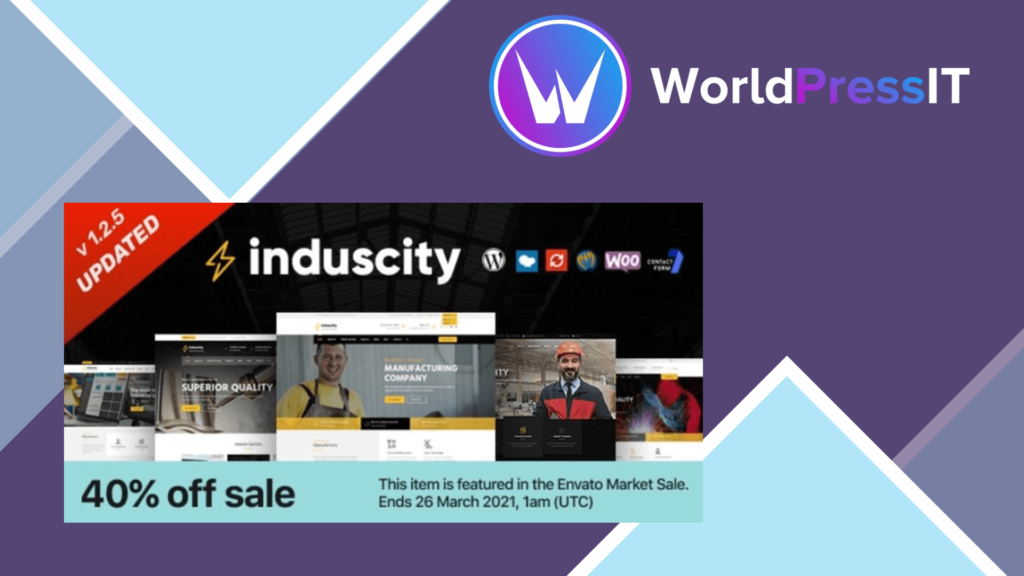 Induscity - Factory and Manufacturing WordPress Theme