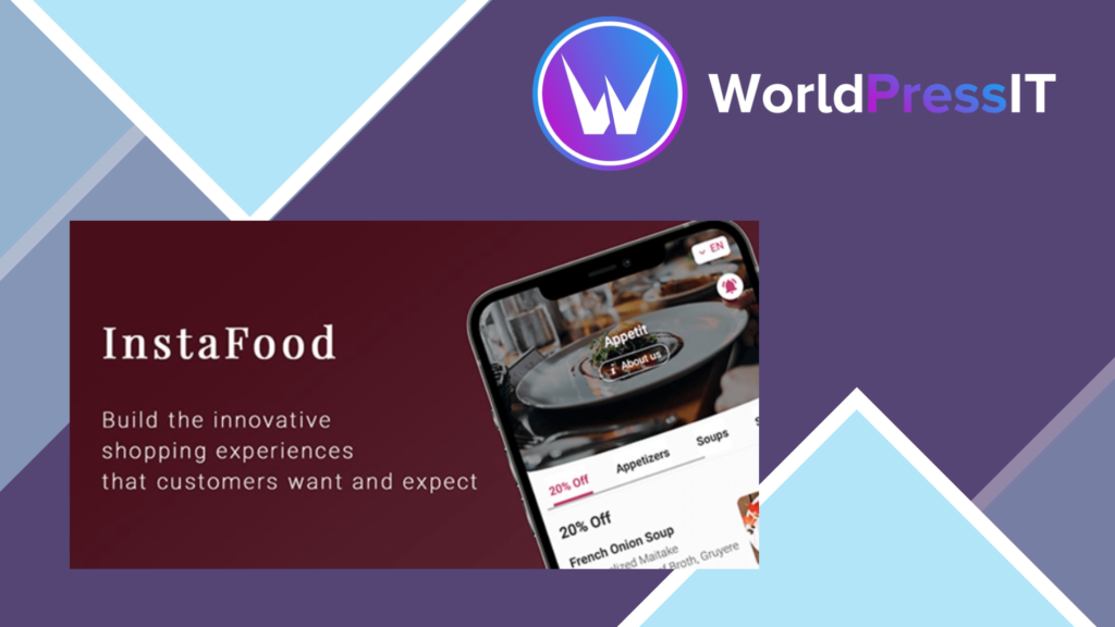 InstaFood - QR Menu, food delivery, pickup and dine-in for WordPress