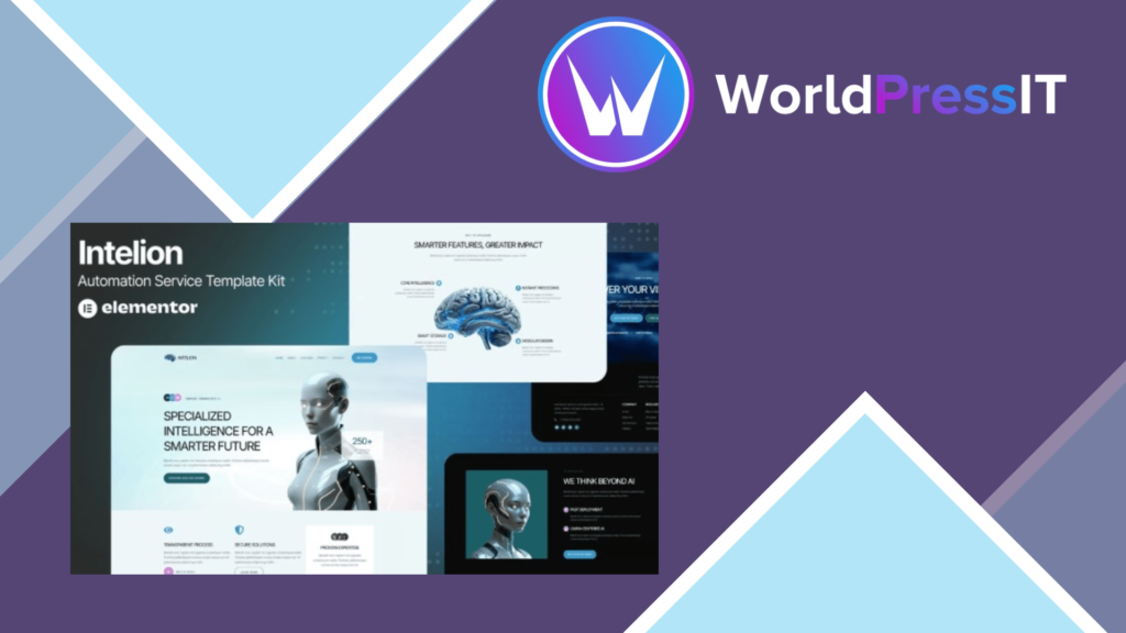 Intelion – Artificial Intelligence Service Elementor Template Kits