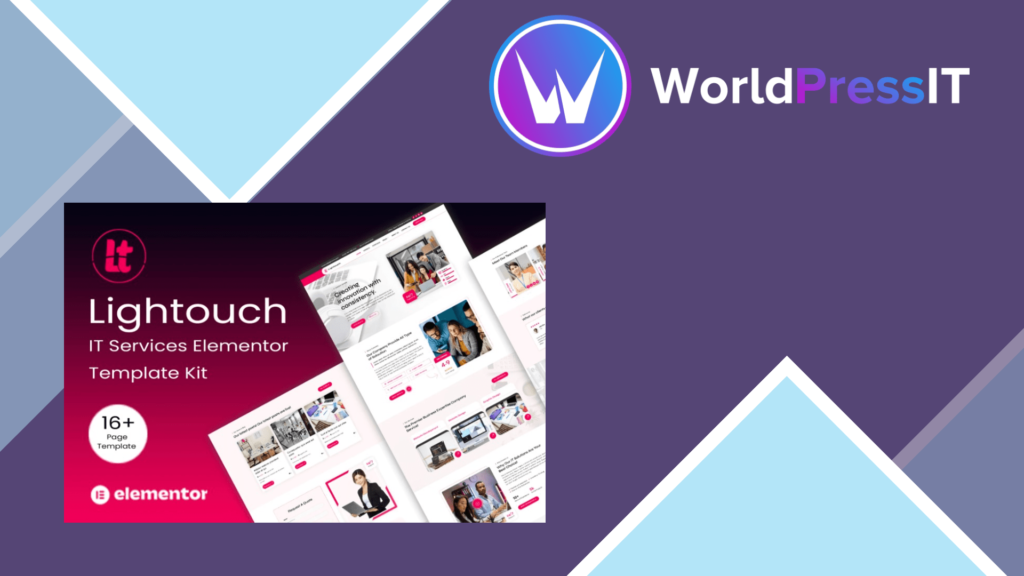 Lightouch – IT Solutions Elementor Template kit