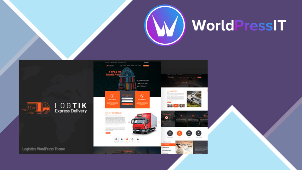 Logtik | Logistics, Transportation Theme