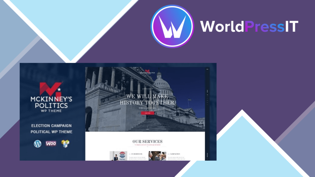 MCKinney's Politics | Elections Campaign and Social Activism WordPress Theme