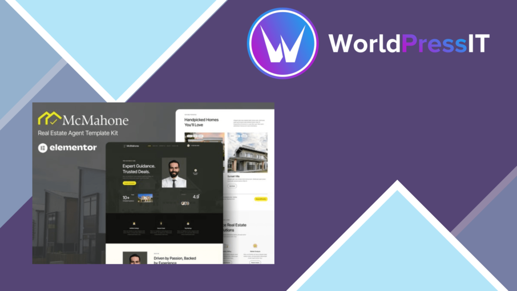 McMahone – Real Estate Agent Elementor Template Kit