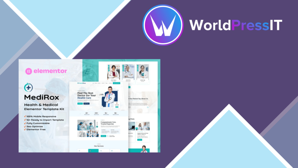 MediRox – Health and Medical Elementor Template Kit