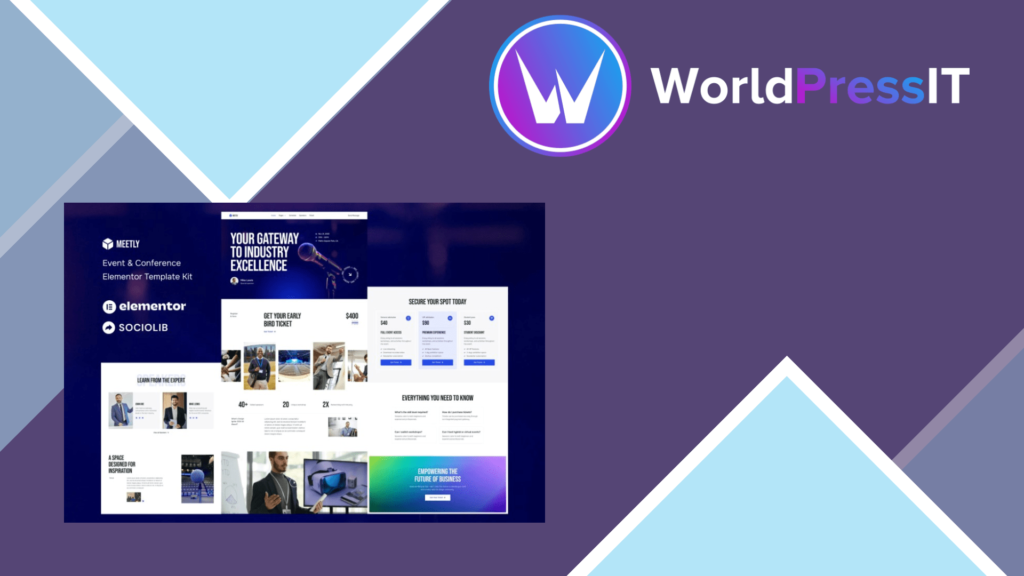 Meetly – Event and Conference Elementor Template Kit