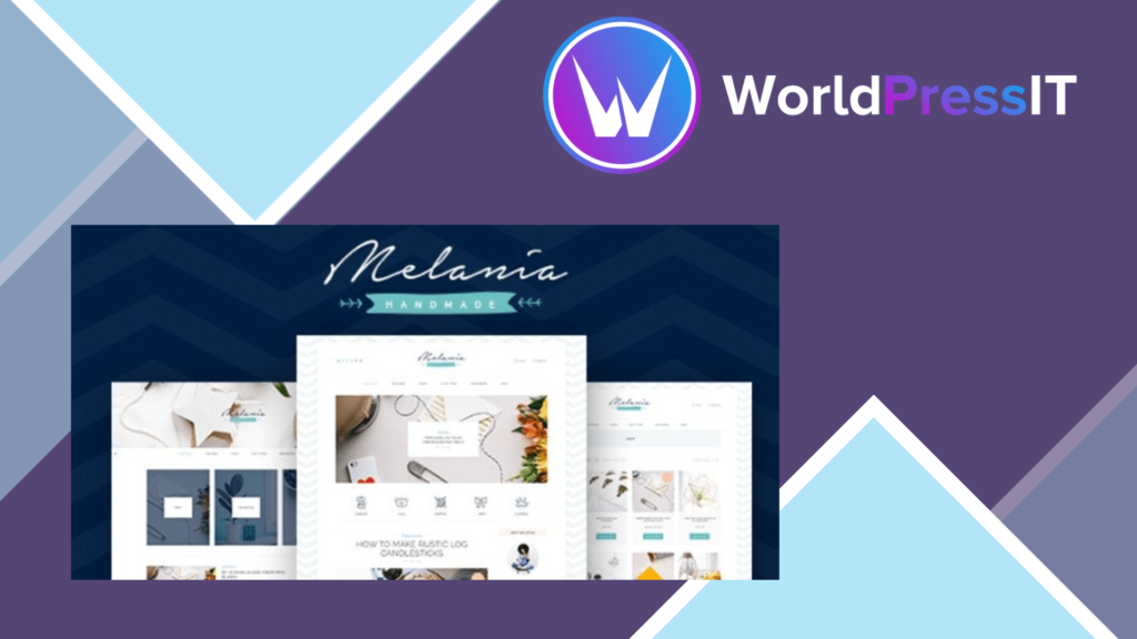 Melania | Handmade Blog and Shop WordPress Theme