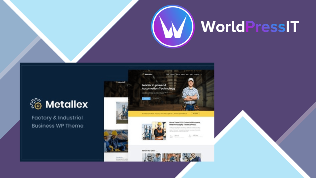 Metallex - Industrial And Engineering WordPress Theme