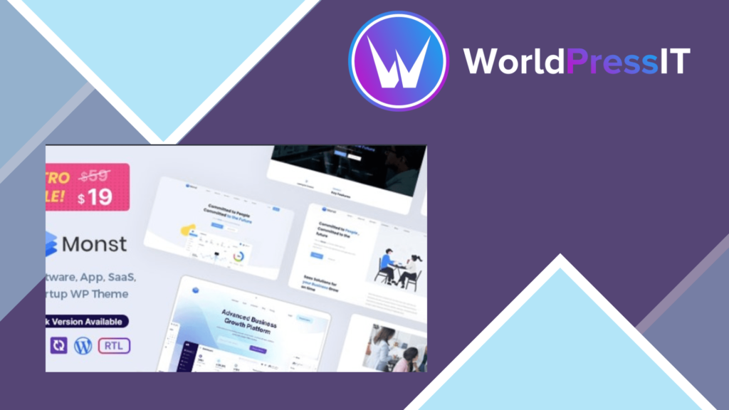 Monst - Saas Startup WordPress Theme