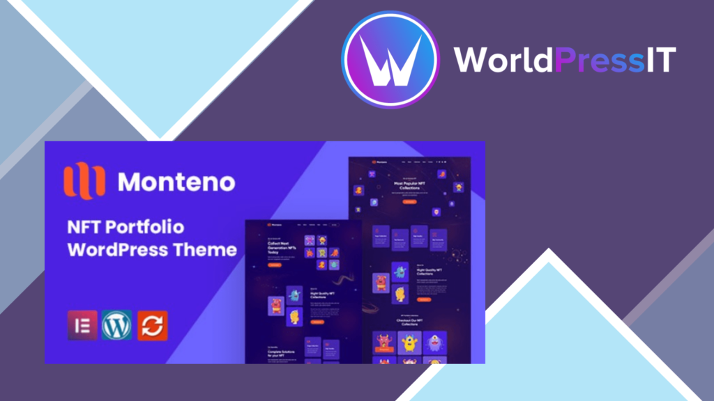 Monteno - NFT Portfolio WordPress Theme