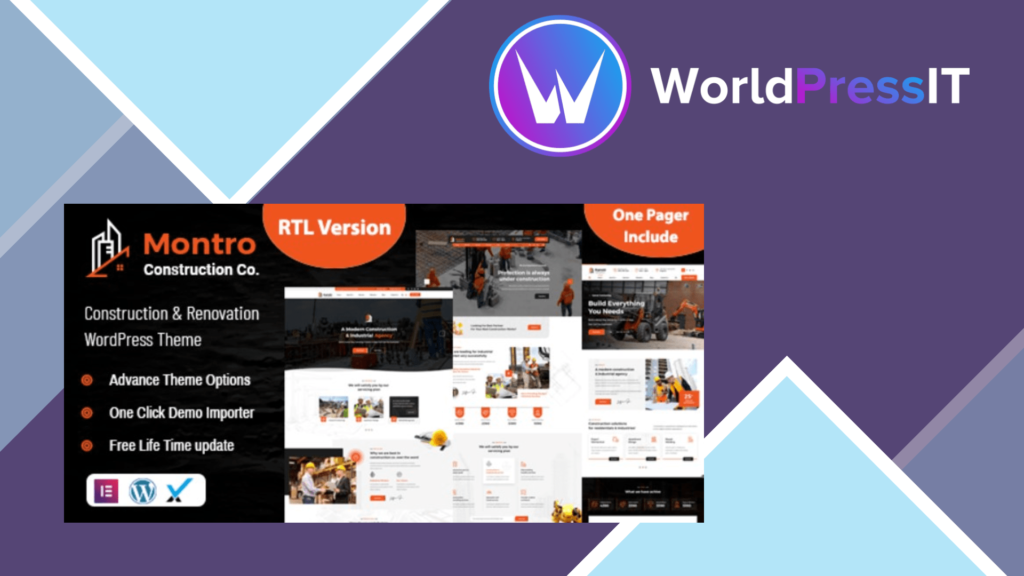 Montro - Construction WordPress Theme