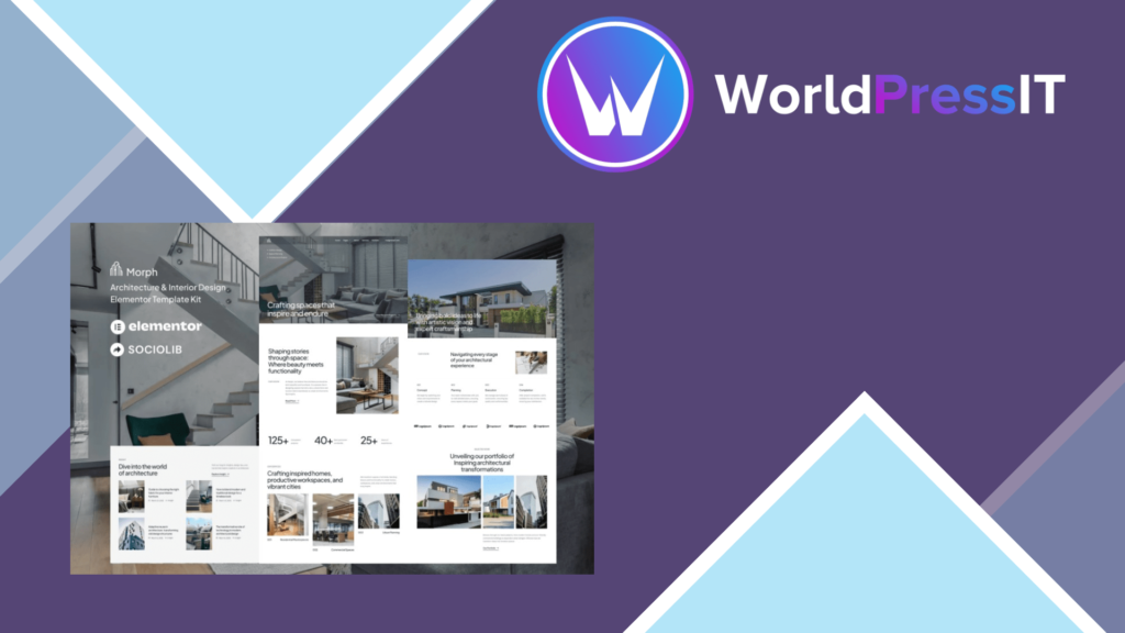 Morph – Architecture and Interior Design Elementor Template Kit