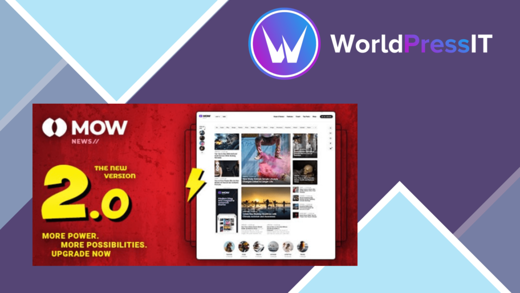 Mow - Blog and Magazine WordPress Theme