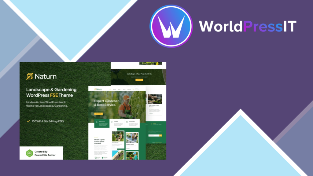 Naturn – Landscape and Gardening FSE WordPress Theme
