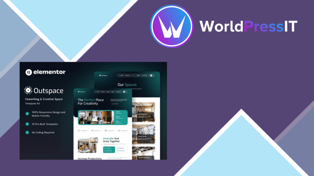 Outspace – Coworking and Creative Space Elementor Template Kit