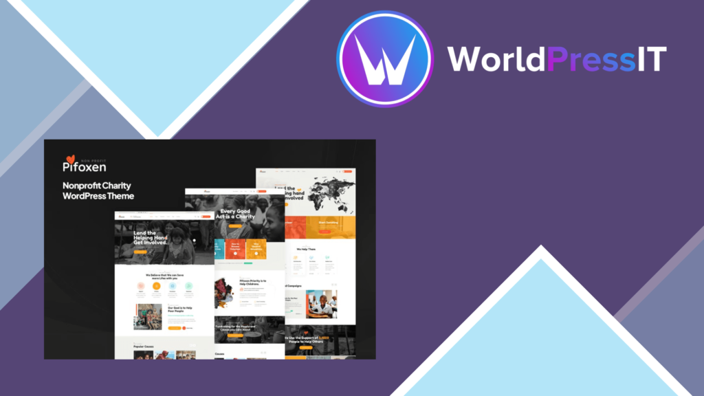 Pifoxen – Nonprofit Charity WordPress Theme