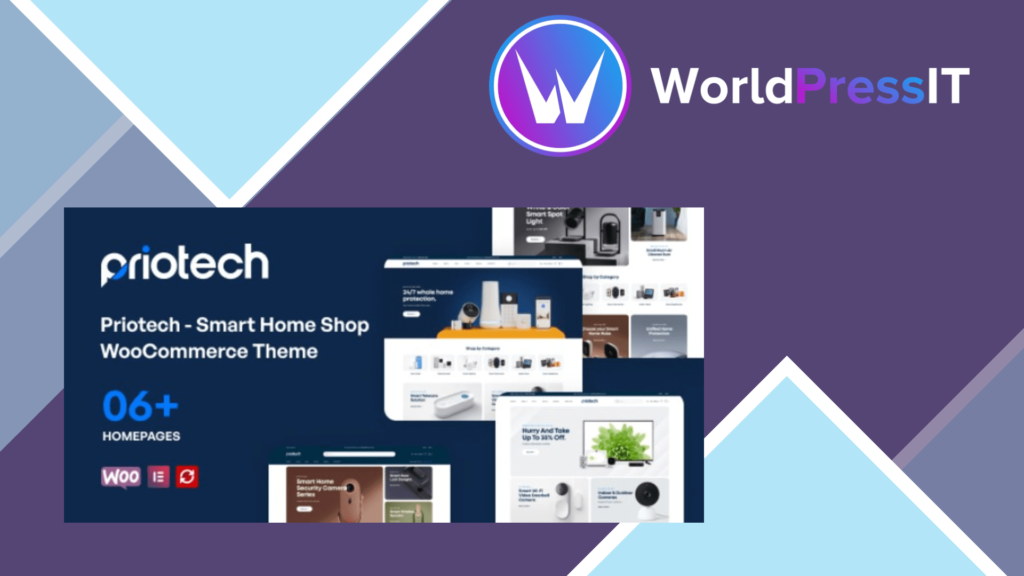 Priotech - Smart Home Shop WooCommerce Theme