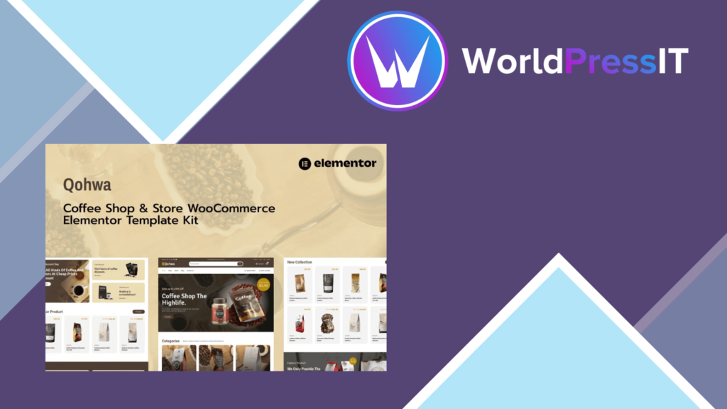Qohwa – Coffee Shop and Store Ecommerce Elementor Pro Template Kit