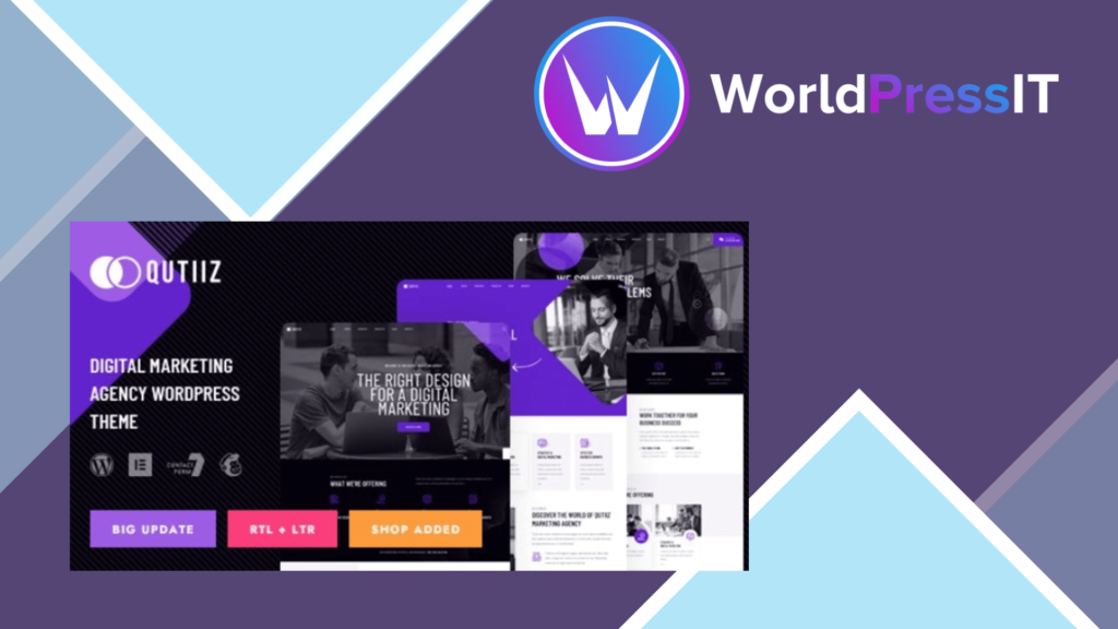 Qutiiz - Digital Marketing Agency WordPress Theme