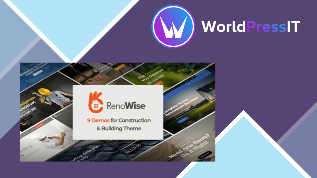 RenoWise - Construction and Building WordPress Theme