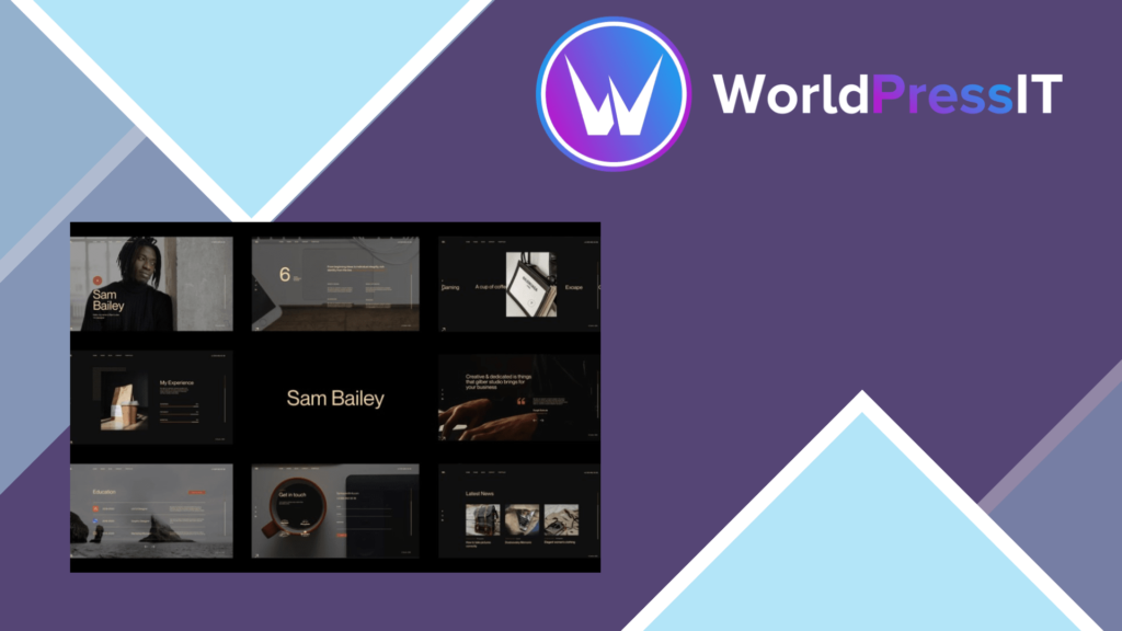 Sam Bailey – Personal CV/Resume WordPress Theme