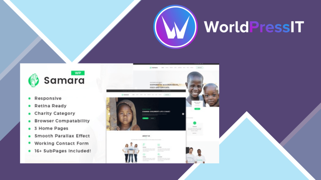 Samara - Charity/Fundraising WordPress Theme