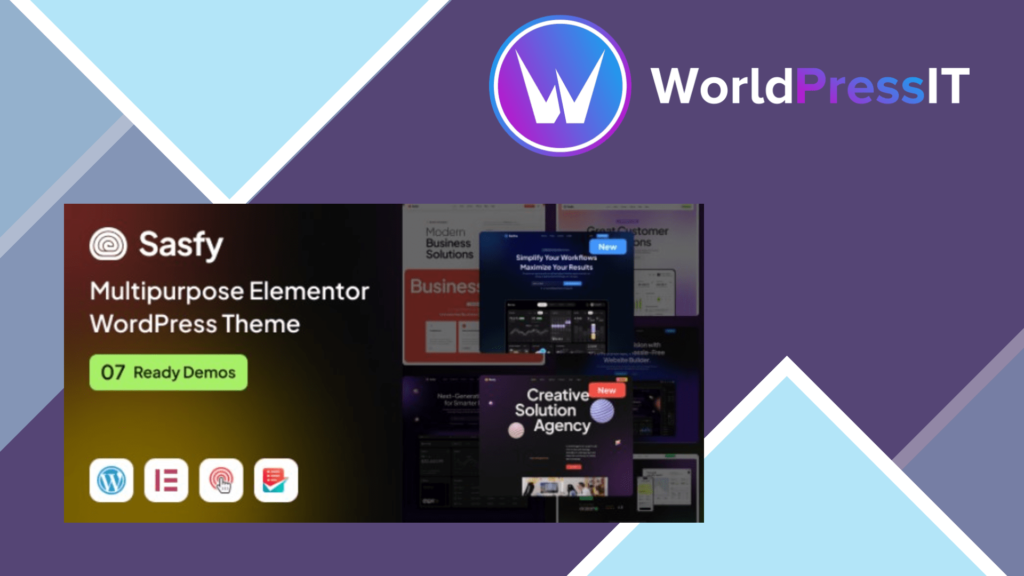 Sasfy - Multipurpose Elementor WordPress Theme
