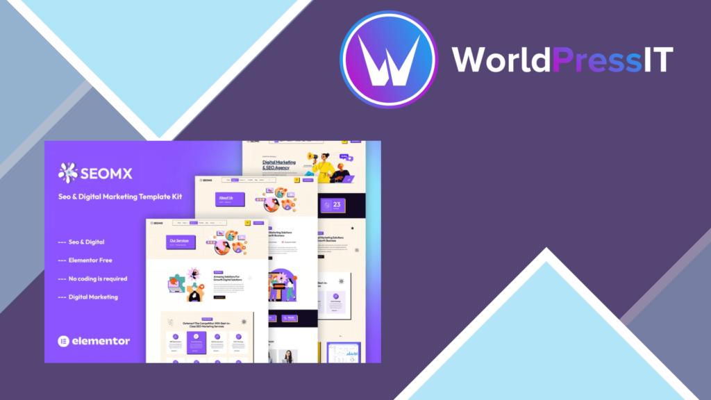 SeoMx – Seo and Digital Marketing Elementor Template Kit