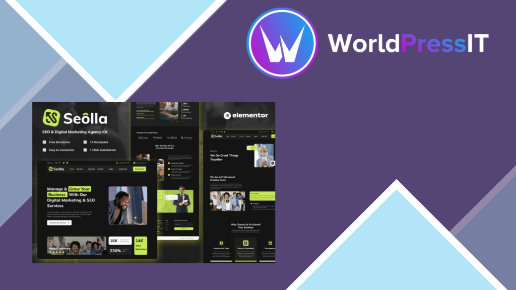 Seolla – SEO and Digital Marketing Agency Template Kit